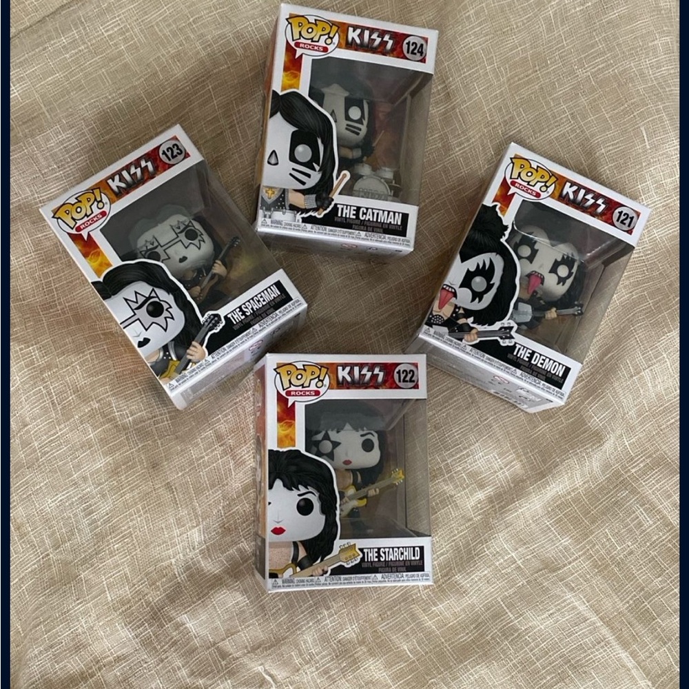 Funko KISS Band Pop! Vinyl Figures Set